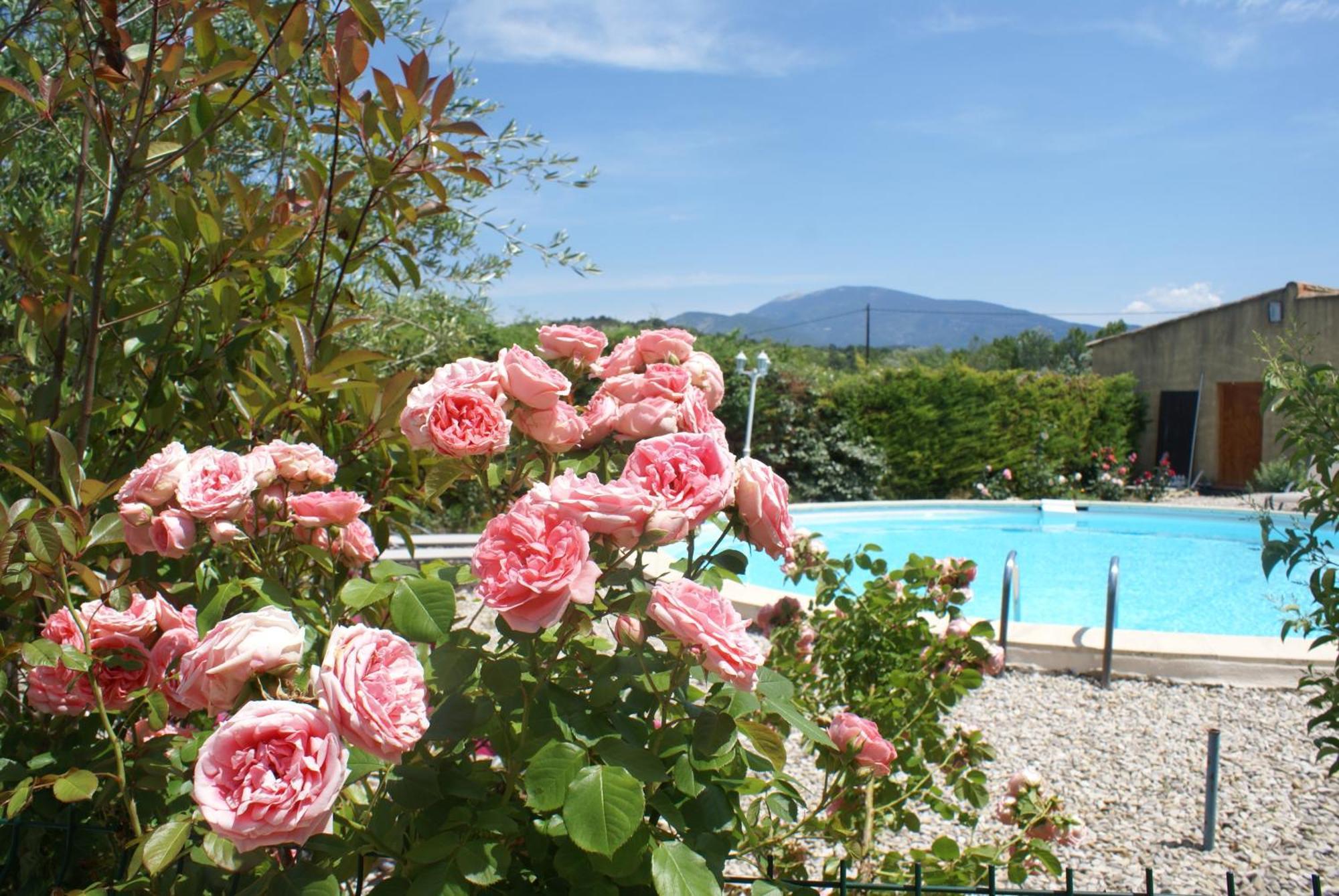 Les Romarins Bed & Breakfast Crestet Exterior photo